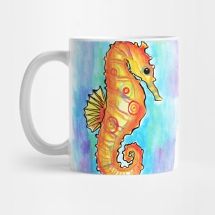 Watercolor Seahorse Mug